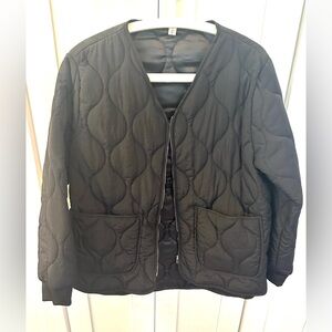 Black Quilted Women's Liner Jacket